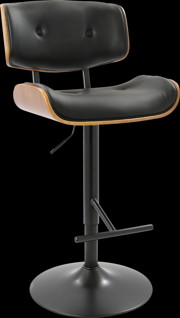 Tesshire Black Adjustable Swivel Barstool, Set of 3 - Thumbnail - Image 8