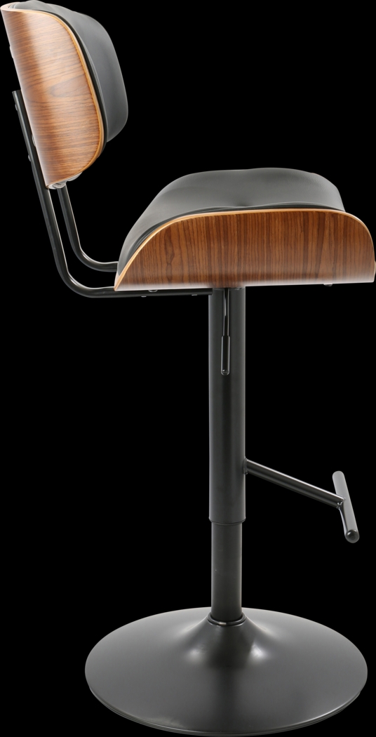 Tesshire Black Adjustable Swivel Barstool, Set of 3 - Thumbnail - Image 9