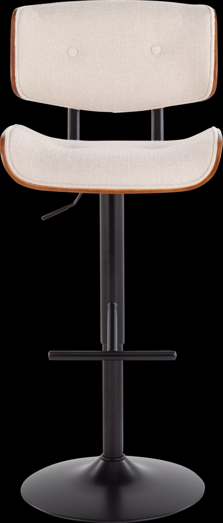 Tesshire Cream Adjustable Barstool, Set of 2 - Thumbnail - Image 7