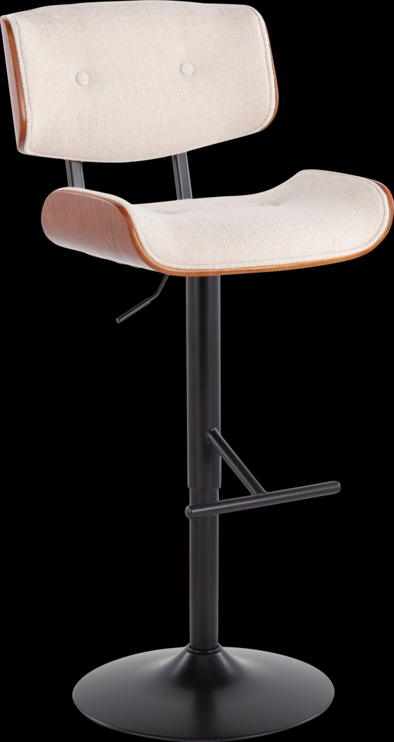 Tesshire Cream Adjustable Barstool, Set of 2 - Thumbnail - Image 8