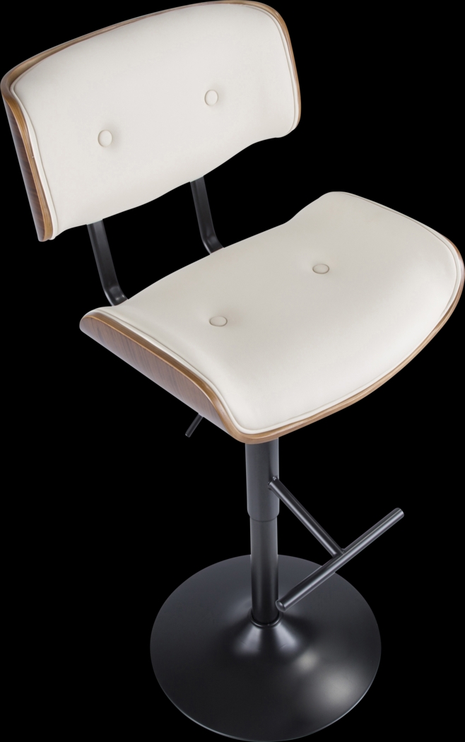 Tesshire Cream Adjustable Swivel Barstool, Set of 3 - Thumbnail - Image 14