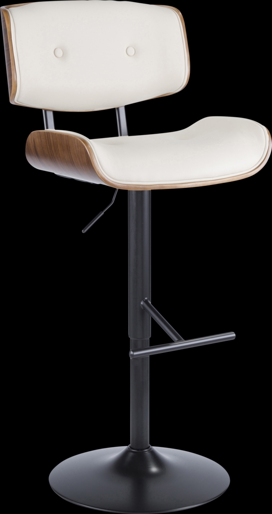 Tesshire Cream Adjustable Swivel Barstool, Set of 3 - Thumbnail - Image 9