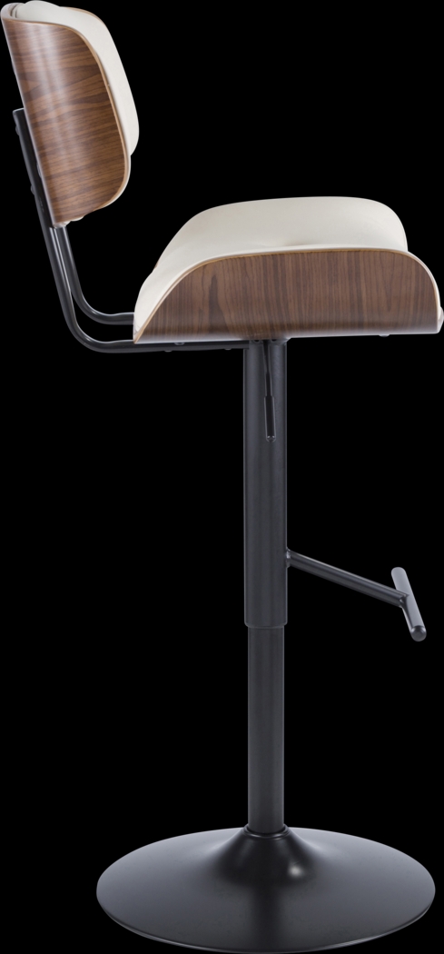 Tesshire Cream Adjustable Swivel Barstool, Set of 3 - Thumbnail - Image 10