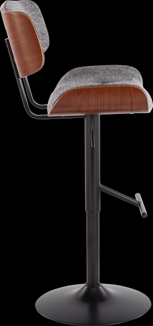 Tesshire Gray Adjustable Barstool, Set of 2 - Thumbnail - Image 5