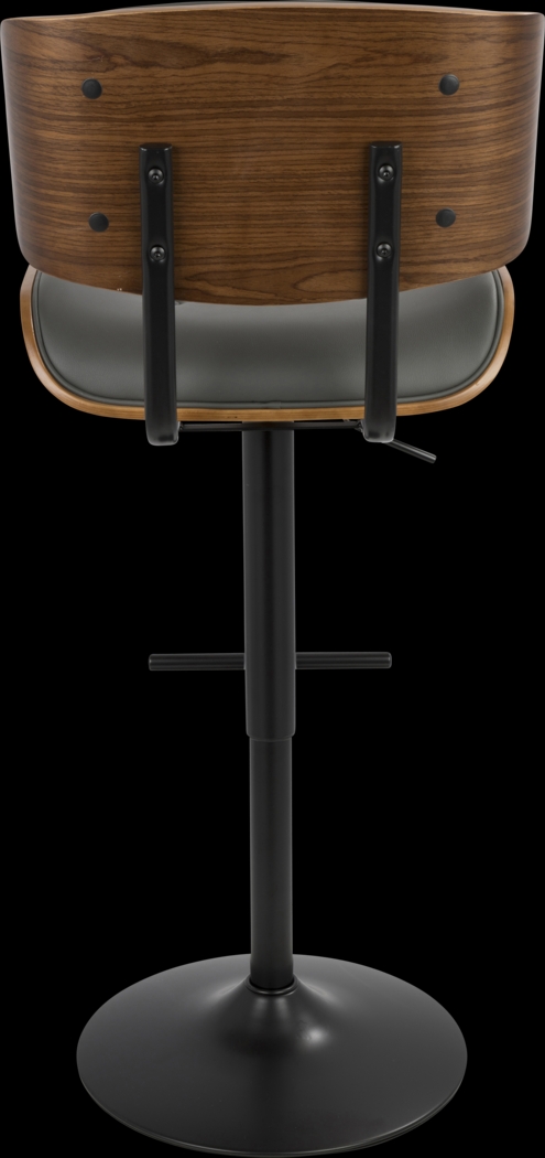 Tesshire Gray Adjustable Swivel Barstool, Set of 3 - Thumbnail - Image 11