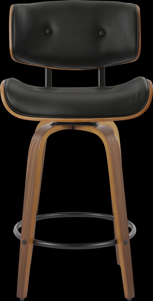 Tesshire II Black Swivel Counter Height Stool, Set of 2 - Thumbnail - Image 8