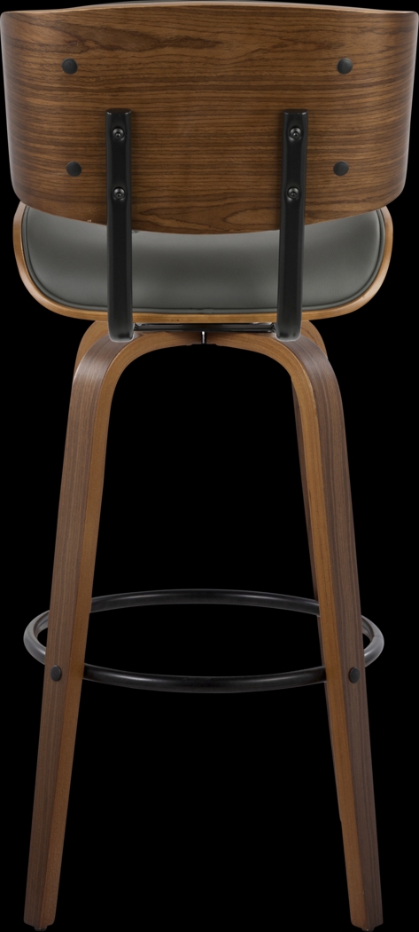 Tesshire II Charcoal Swivel Barstool, Set of 2 - Thumbnail - Image 8