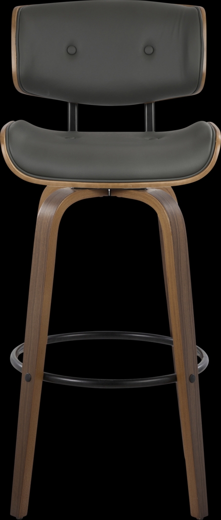 Tesshire II Charcoal Swivel Barstool, Set of 2 - Thumbnail - Image 10