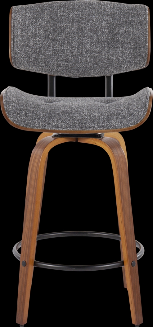 Tesshire II Gray Swivel Counter Height Stool, Set of 2 - Thumbnail - Image 8