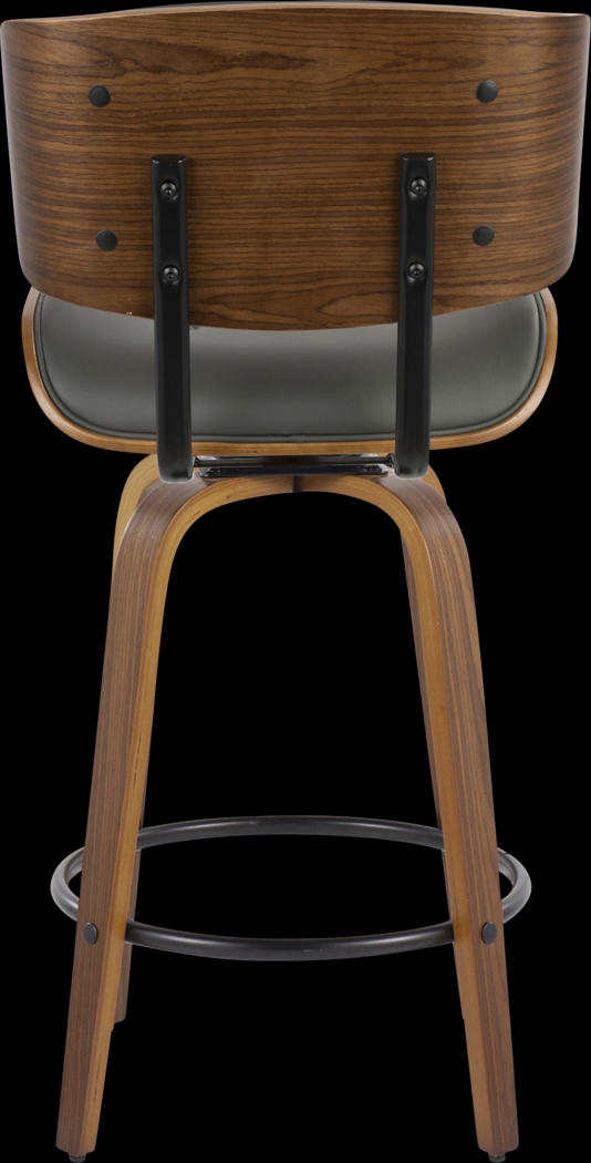 Tesshire II Gray Swivel Counter Height Stool, Set of 2 - Thumbnail - Image 7