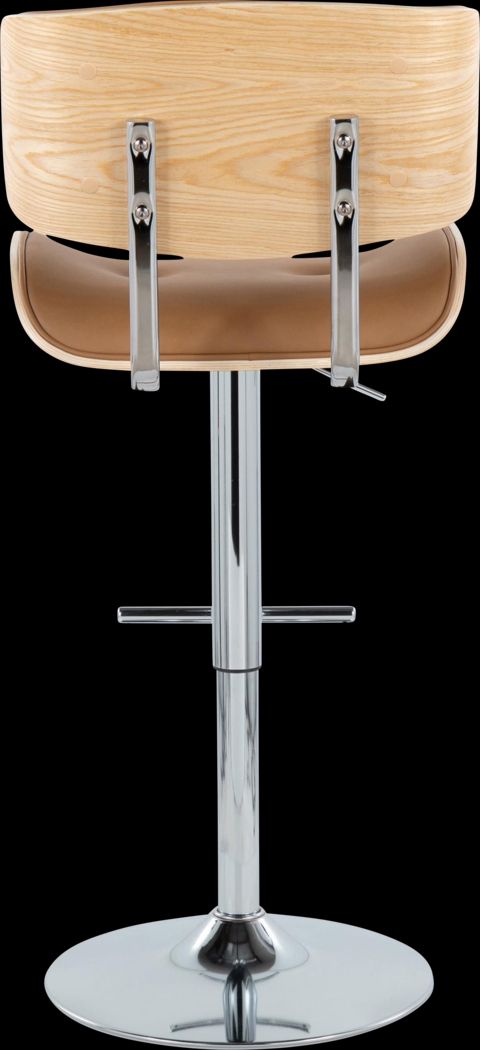 Tesshire III Camel Adjustable Barstool, Set of 2 - Thumbnail - Image 7