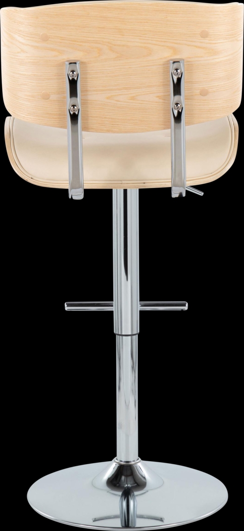 Tesshire III Cream Adjustable Barstool, Set of 2 - Thumbnail - Image 7
