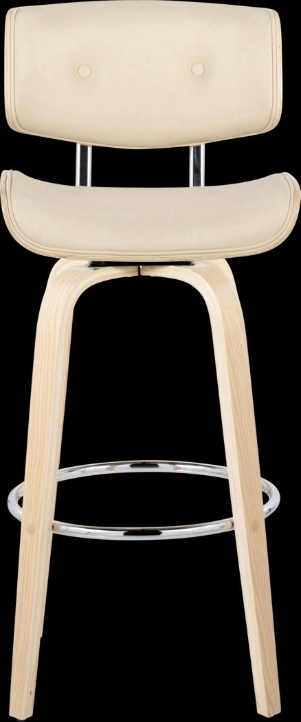 Tesshire IV Cream Swivel Barstool, Set of 2 - Thumbnail - Image 10