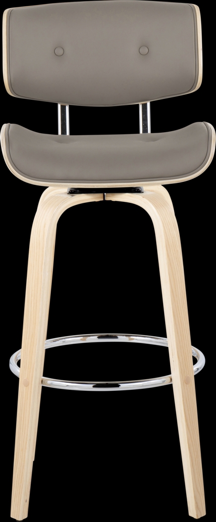 Tesshire IV Light Gray Swivel Barstool, Set of 2 - Thumbnail - Image 10