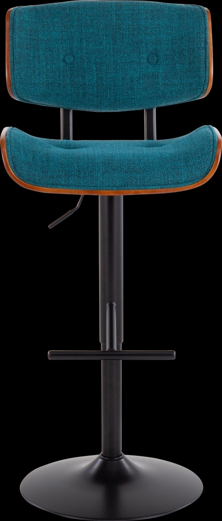 Tesshire Teal Adjustable Barstool, Set of 2 - Thumbnail - Image 9