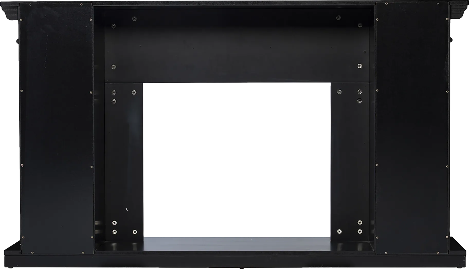Tessman II Black 54 in. Console, With Electric Fireplace - Image 5