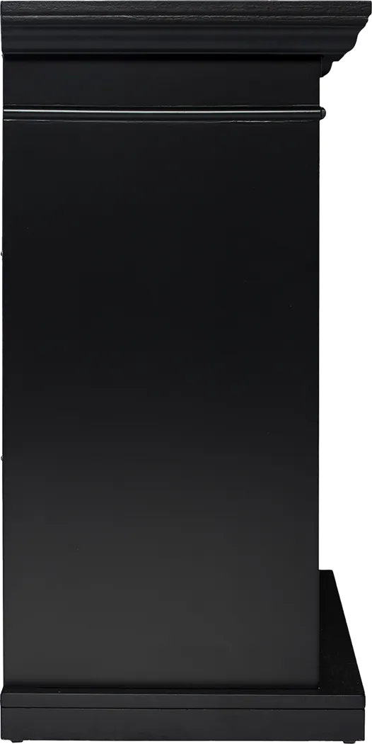 Tessman IV Black 54 in. Console, With Touch Panel Electric Fireplace - Image 6