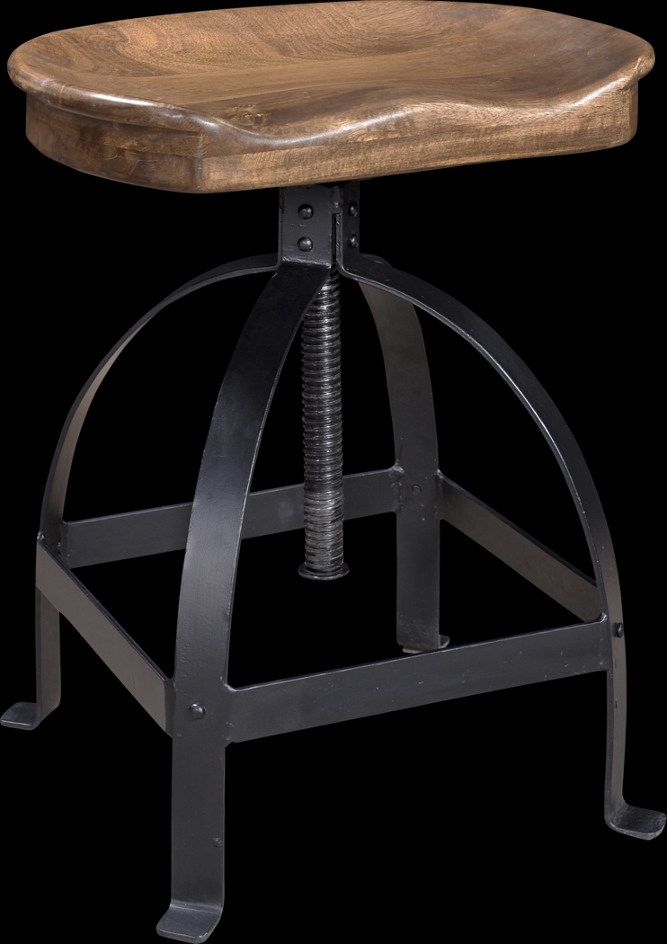 Tex Brown Counter Height Stool - Thumbnail - Image 1