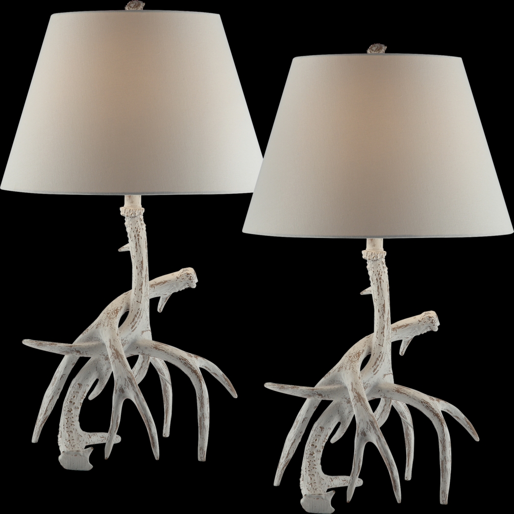 Texanna White Set of 2 Lamps - Thumbnail - Image 1