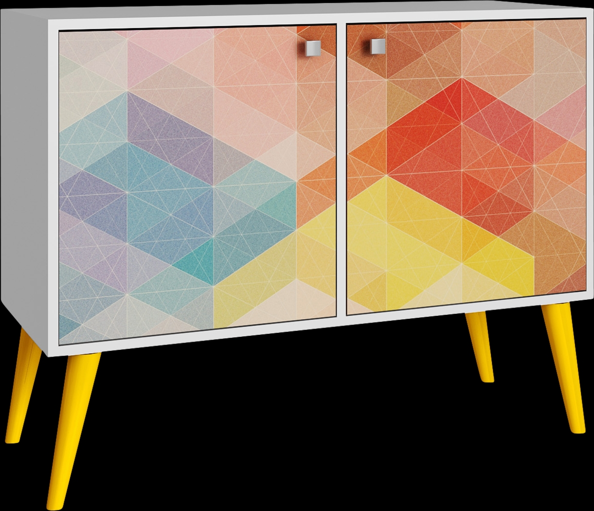 Thacher Yellow Accent Cabinet - Thumbnail - Image 1