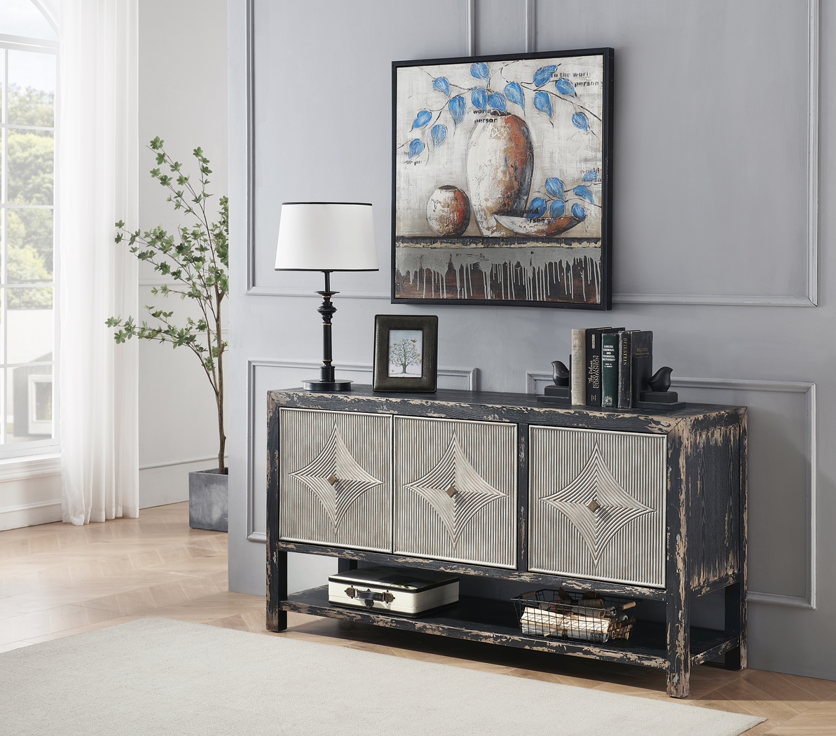 Thalbro Black Sideboard - Thumbnail - Image 2