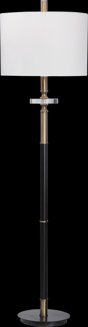 Thalia Loop Black Floor Lamp - Thumbnail - Image 3