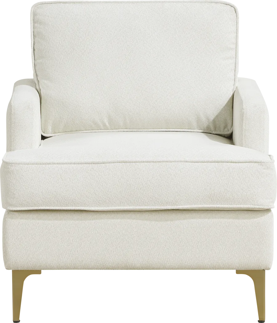 Thalira Beige Accent Chair - Thumbnail - Image 6