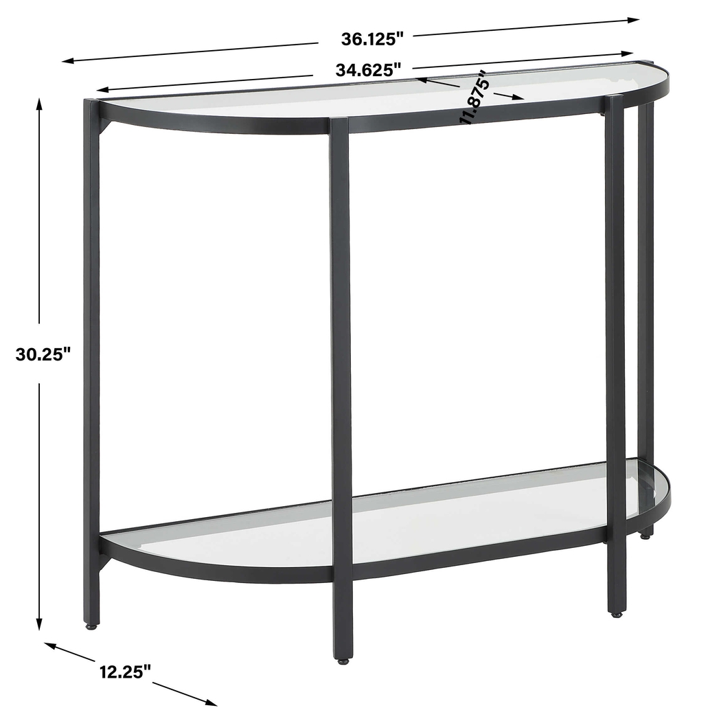 Tharo Black Console Table - Thumbnail - Image 5