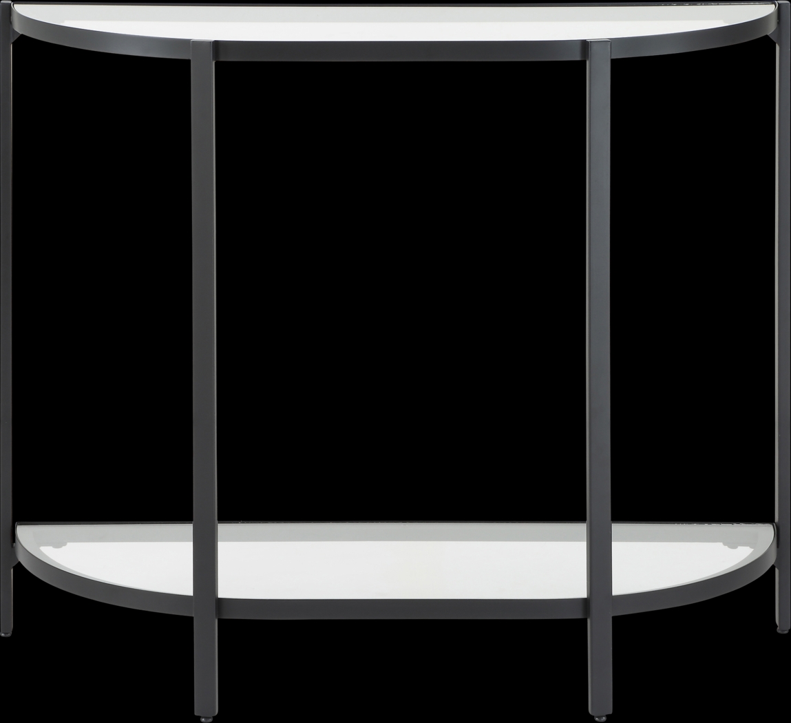 Tharo Black Console Table - Thumbnail - Image 1