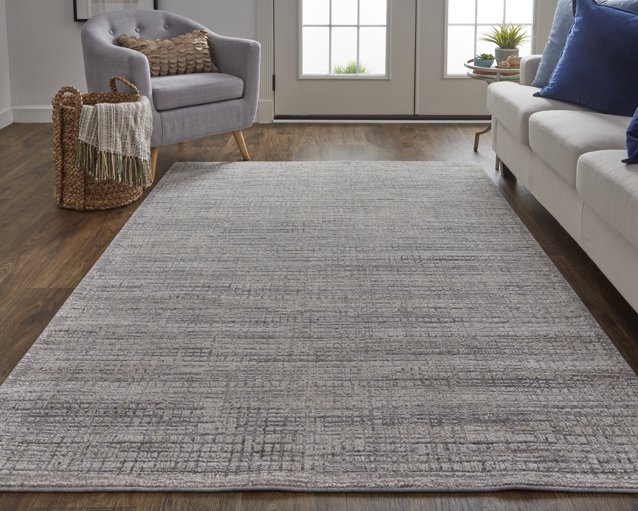 Tharos Taupe 5' x 8' Rug - Thumbnail - Image 2