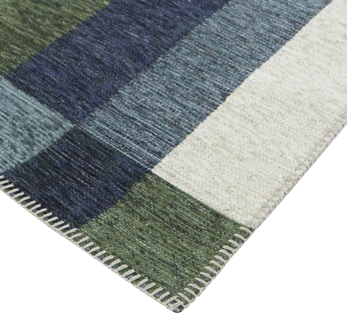 Thath Blue 7'10 x 10' Rug - Thumbnail - Image 4