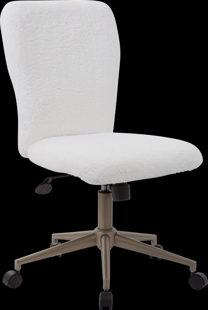 Thayne White Desk Chair - Thumbnail - Image 1