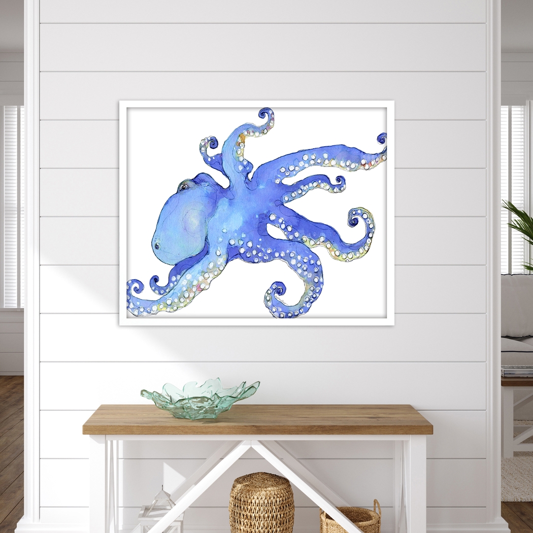 The Blue Octopus Framed Artwork - Thumbnail - Image 2