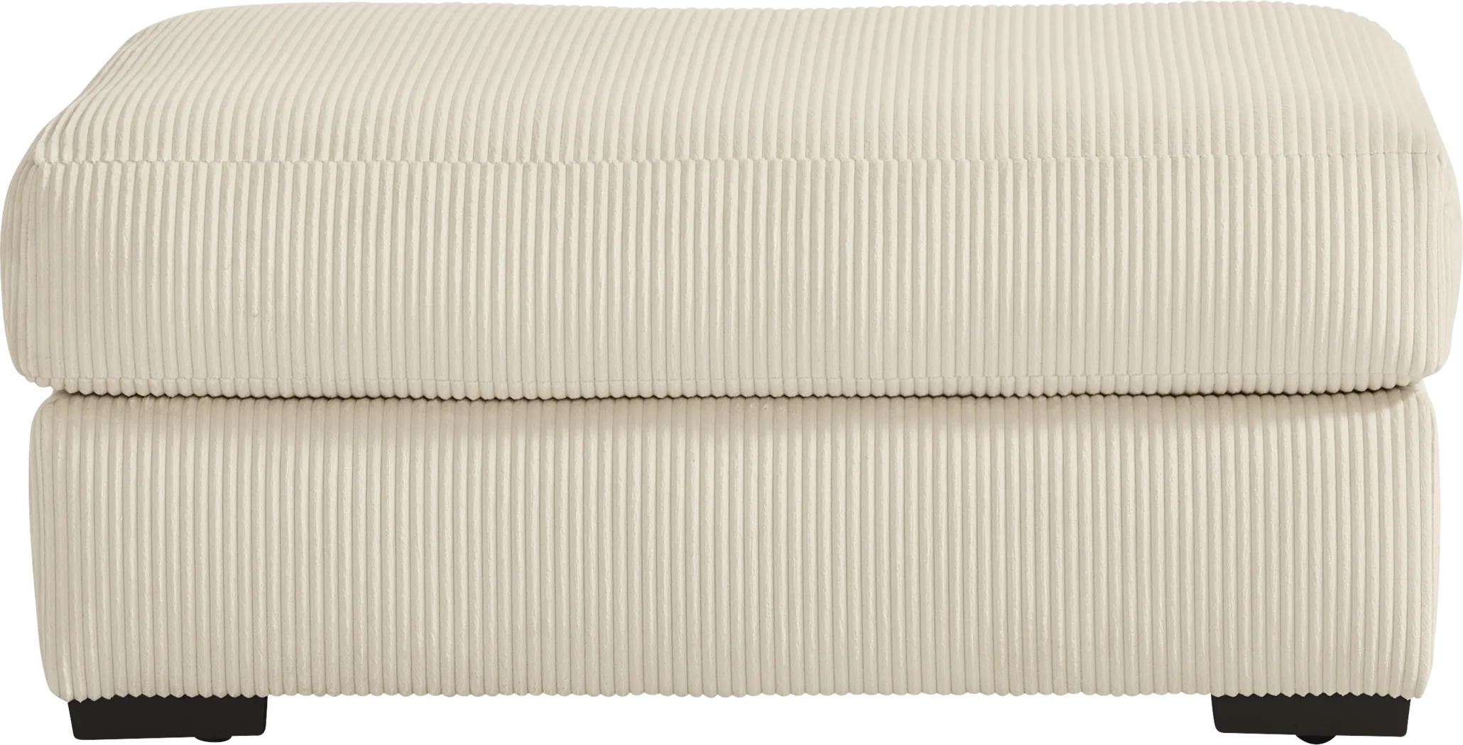 The Challenge Cream Ottoman - Image 2
