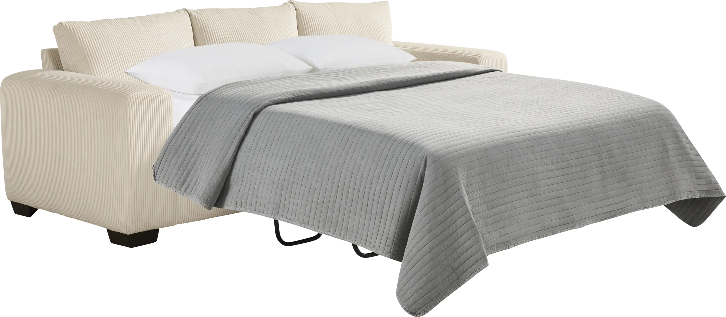 The Challenge Cream Sleeper Sofa - Image 3