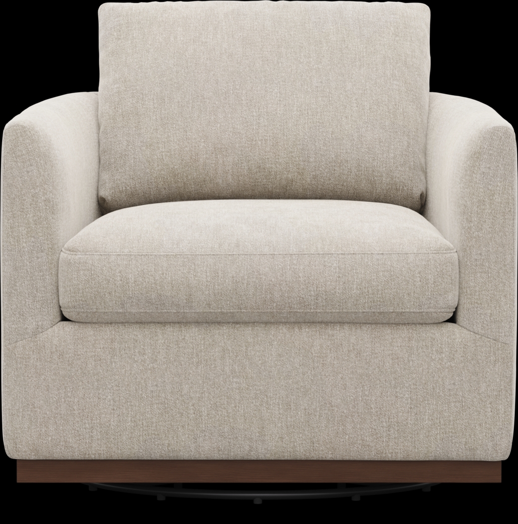 The Flow Gray Accent Chair - Thumbnail - Image 2