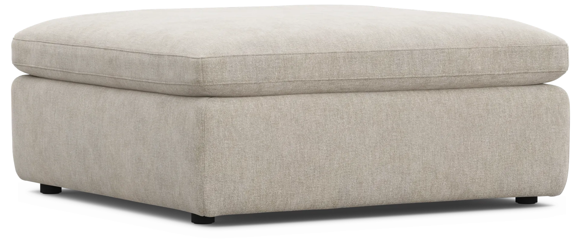 gray bumper ottoman