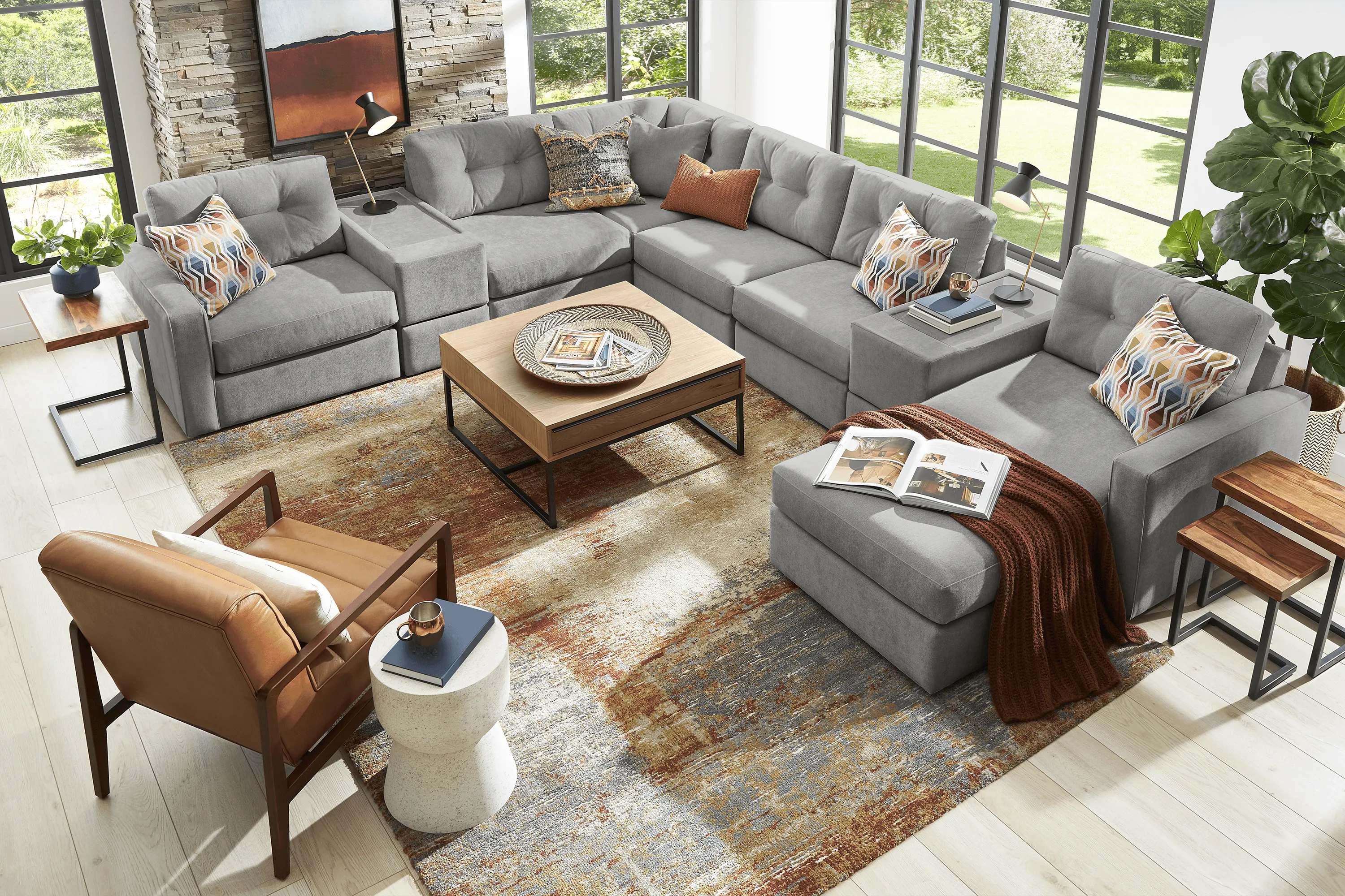 Gray 8 Pc ModularOne - Thumbnail - Image 2