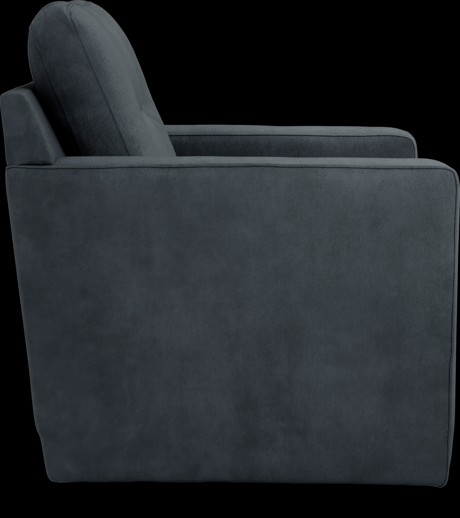 ModularOne Indigo Swivel Accent Chair - Thumbnail - Image 3