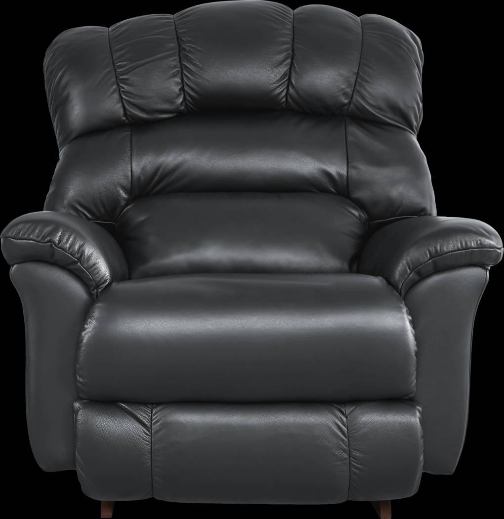 The Shaq Black Leather Dual Power Recliner - Thumbnail - Image 3