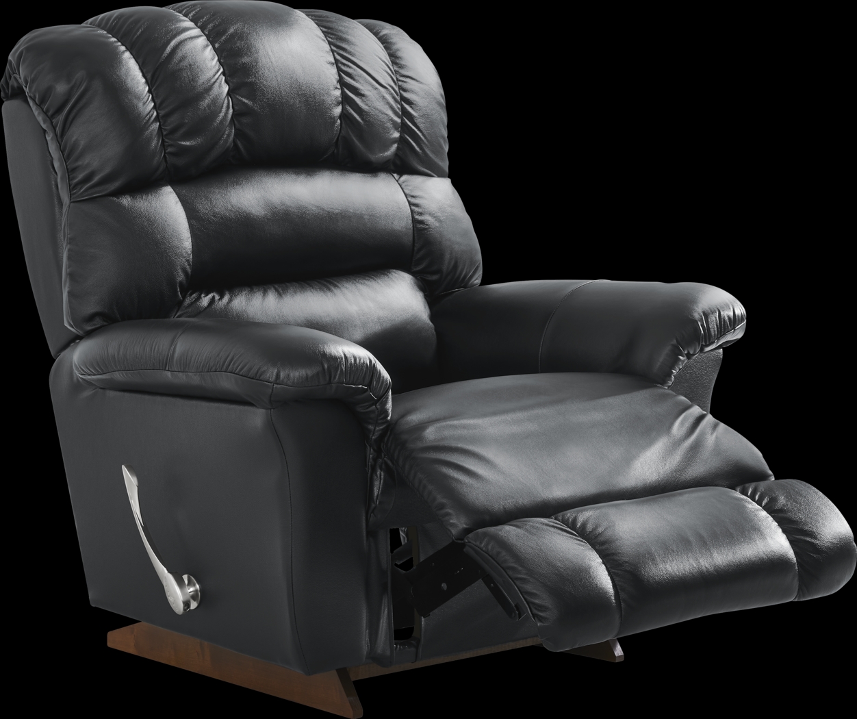 The Shaq Black Leather Recliner - Thumbnail - Image 2