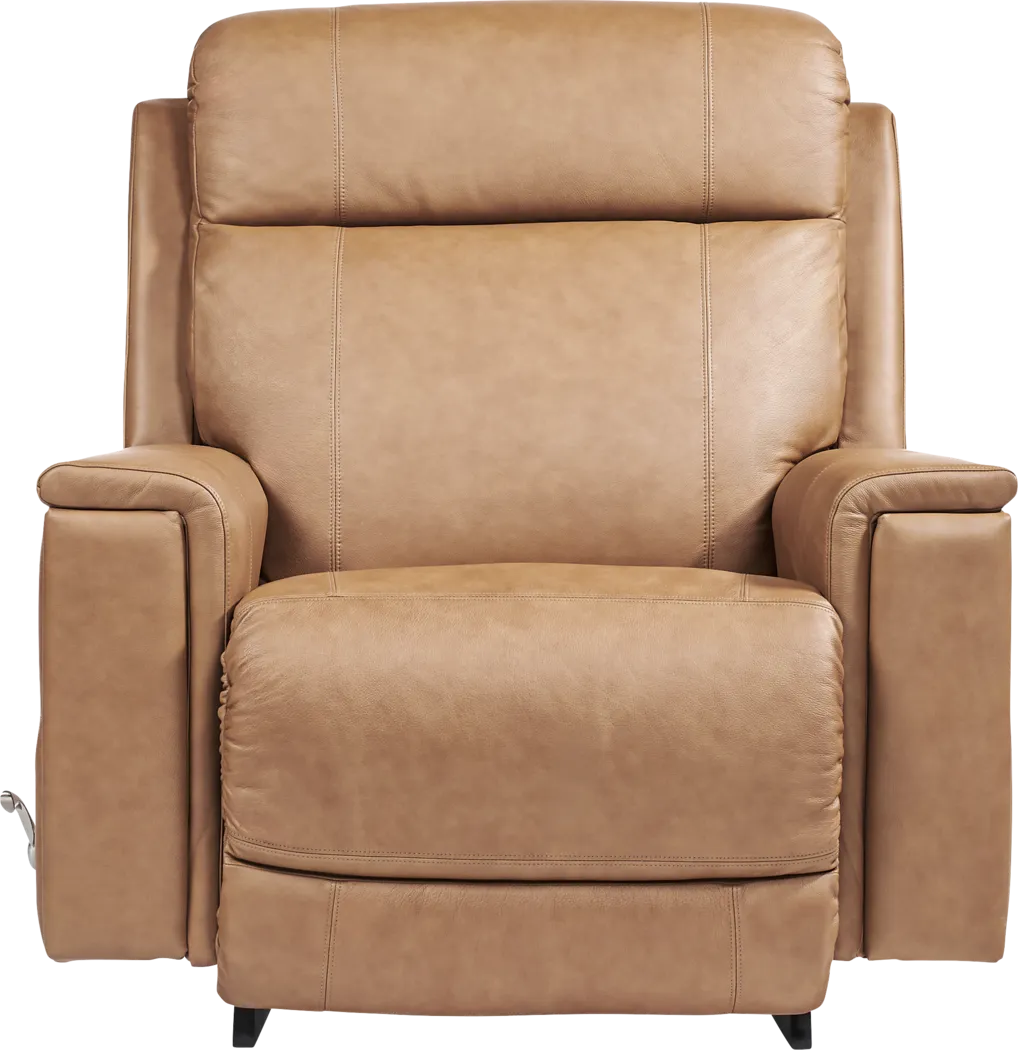 The Shaq II Brown Leather Rocker Recliner - Thumbnail - Image 2