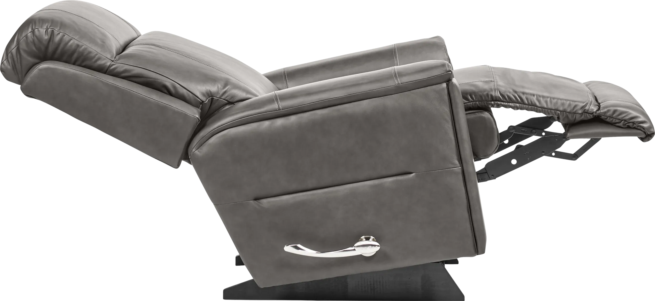 The Shaq II Charcoal Leather Rocker Recliner - Thumbnail - Image 4