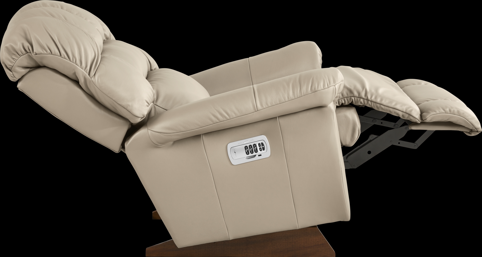 The Shaq Stone Leather Dual Power Recliner - Thumbnail - Image 3