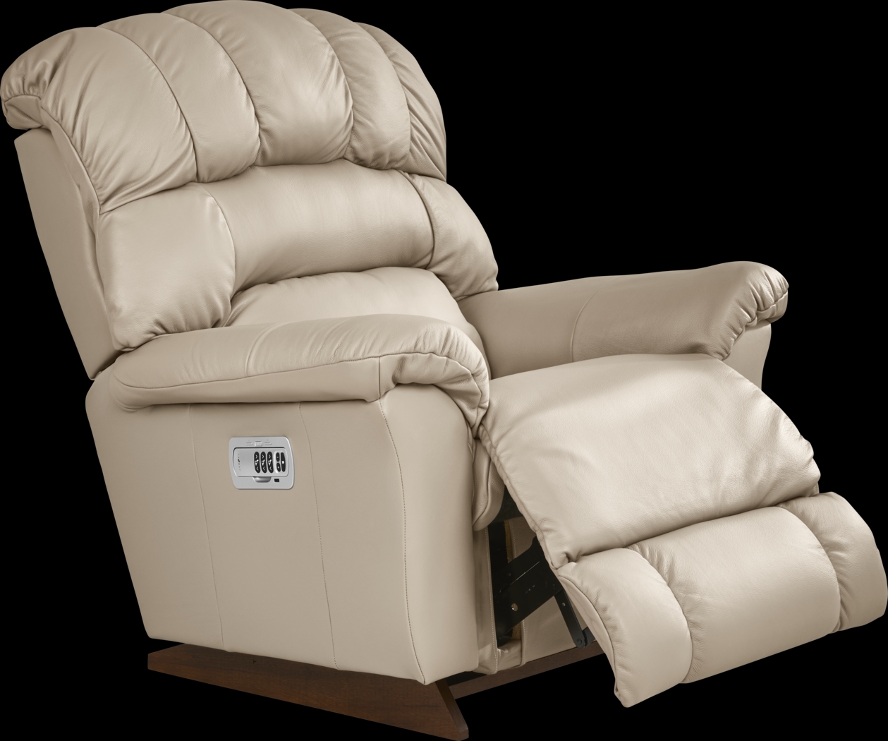 The Shaq Stone Leather Dual Power Recliner - Thumbnail - Image 1