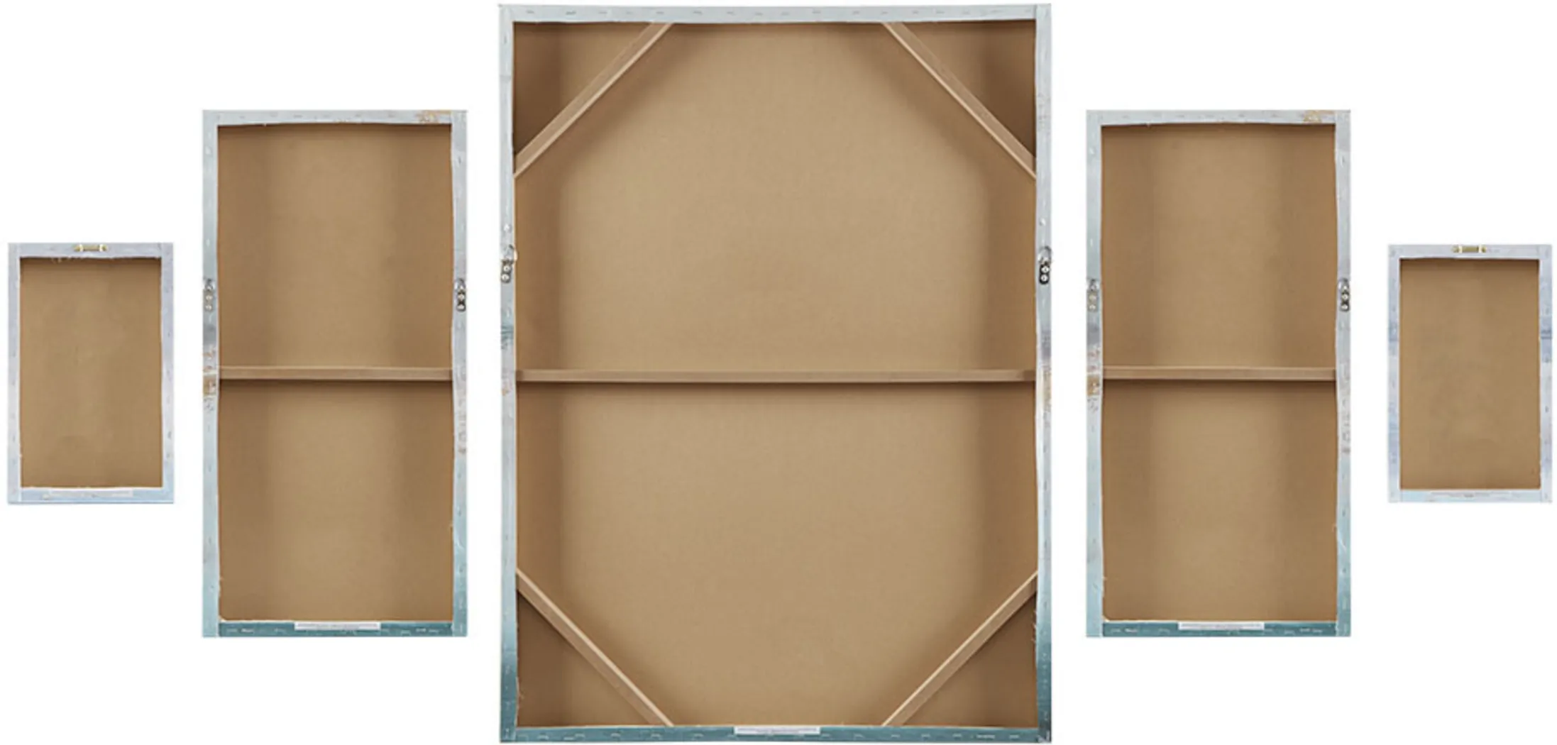 The Start Of A Storm Blue Artwork, Set of 5 - Thumbnail - Image 6