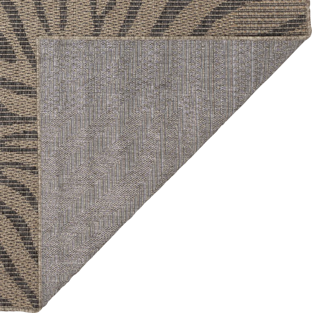 Thebe Taupe 6'6 x 9'4 Indoor/Outdoor Rug - Thumbnail - Image 5