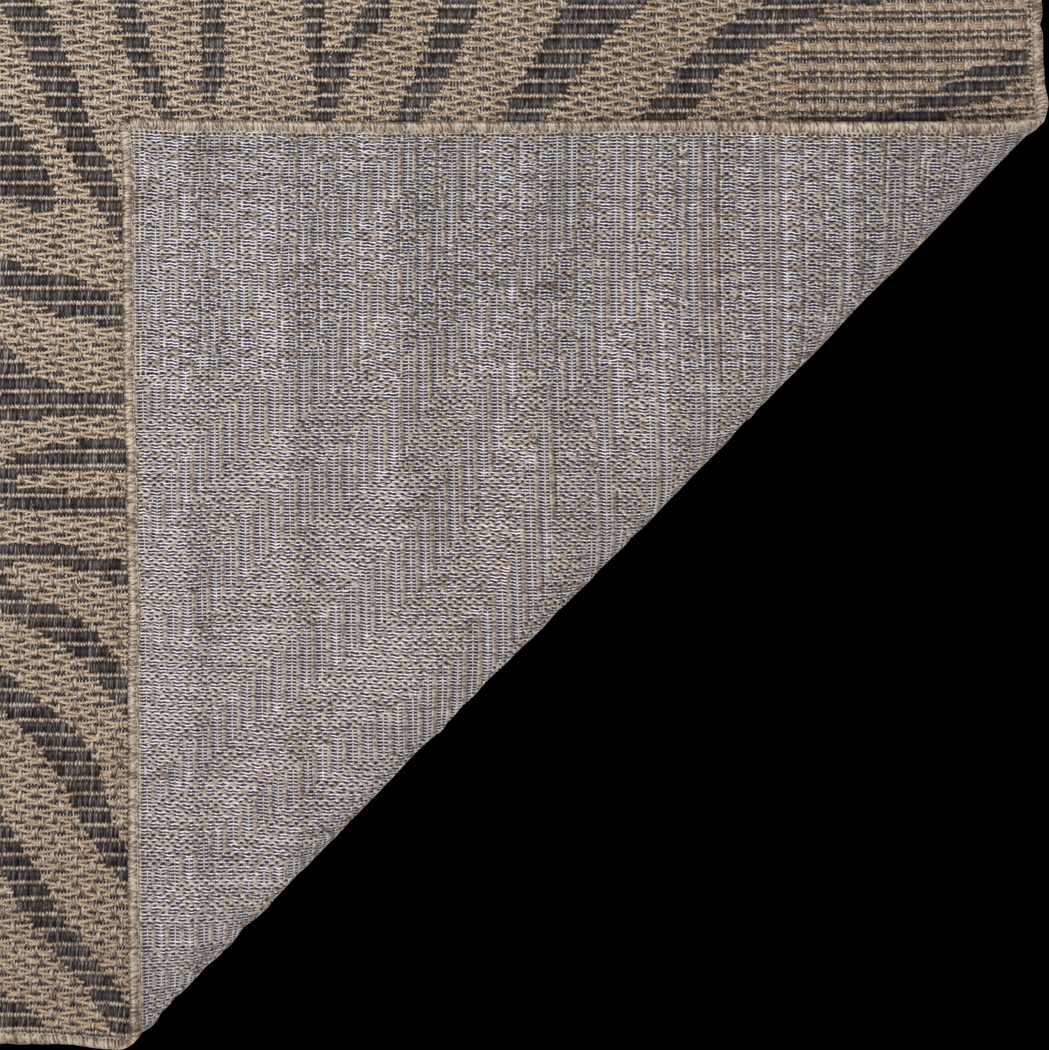 Thebe Taupe 7'10 x 9'10 Indoor/Outdoor Rug - Thumbnail - Image 5