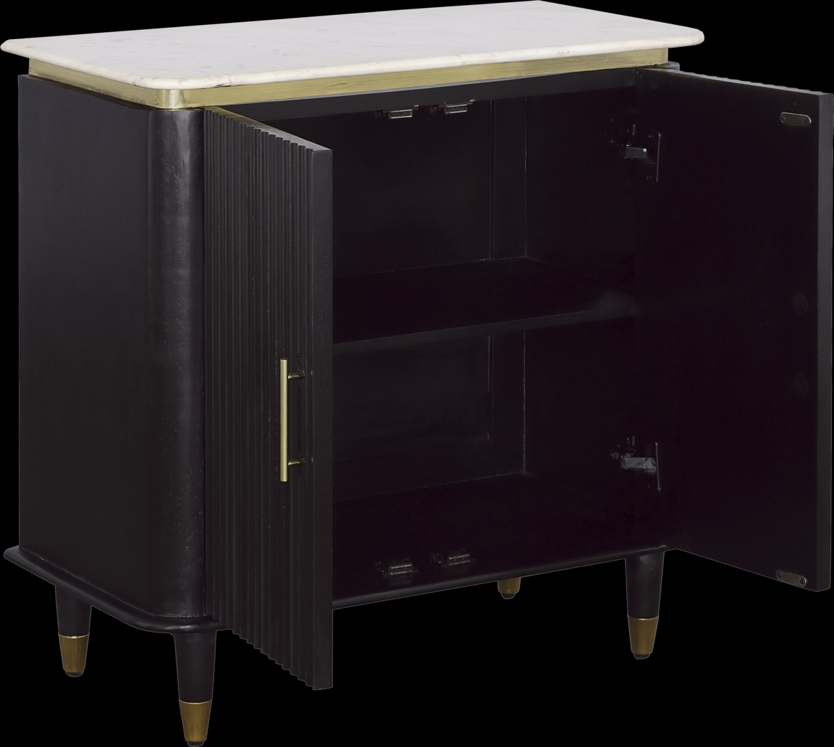 Theckla Black Accent Cabinet - Thumbnail - Image 4