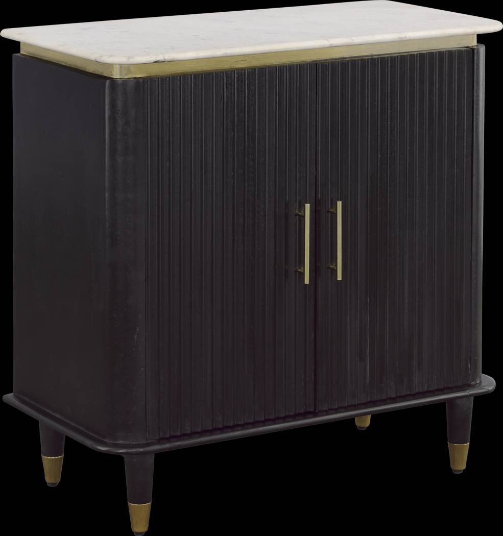 Theckla Black Accent Cabinet - Thumbnail - Image 1